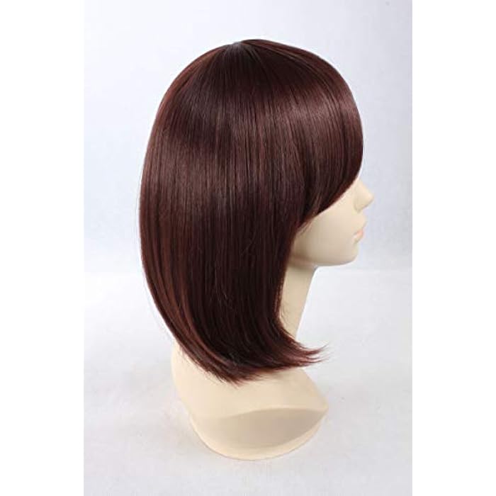 DILLARDS Fashion Short Straight Cosplay Wig Brown 187A - Image 5